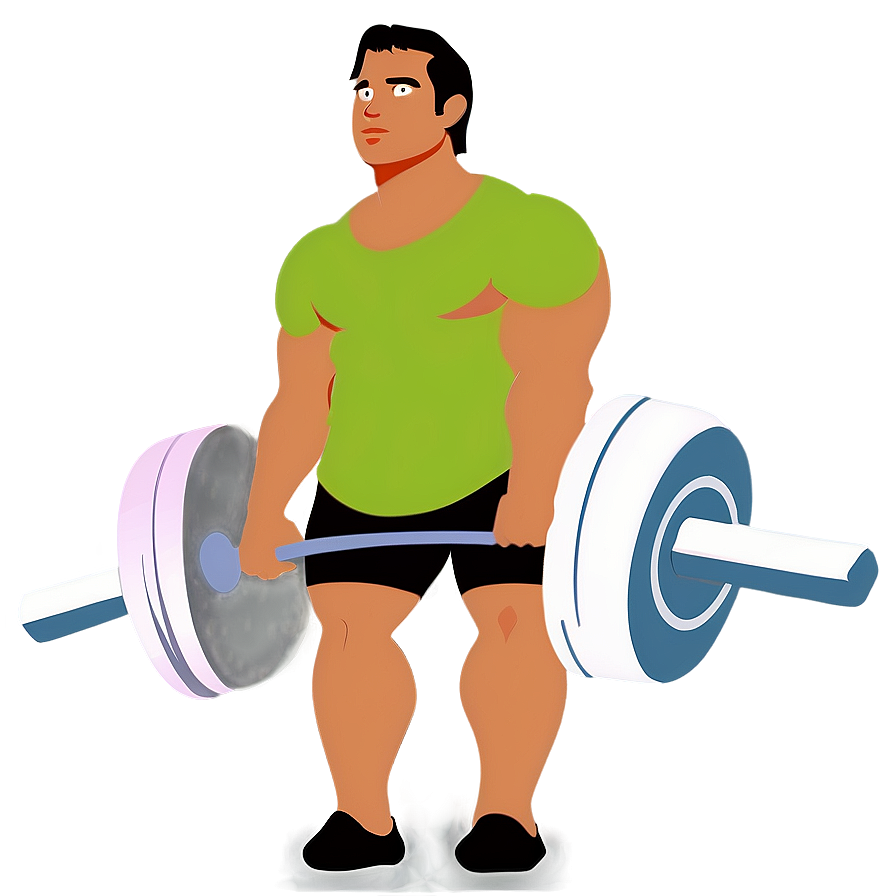 Male Weightlifter Icon Png Thf16