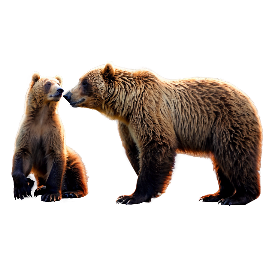 Mama Bear And Cubs Clipart Png Joa