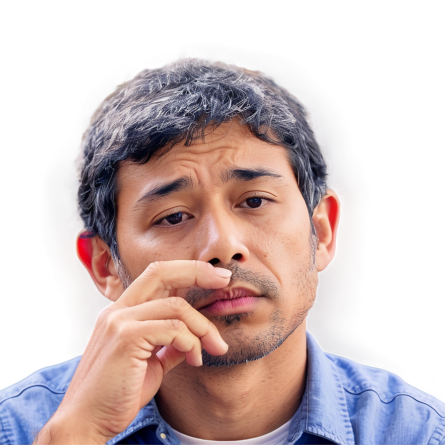 Man Absorbed In Thoughts Png Kgj