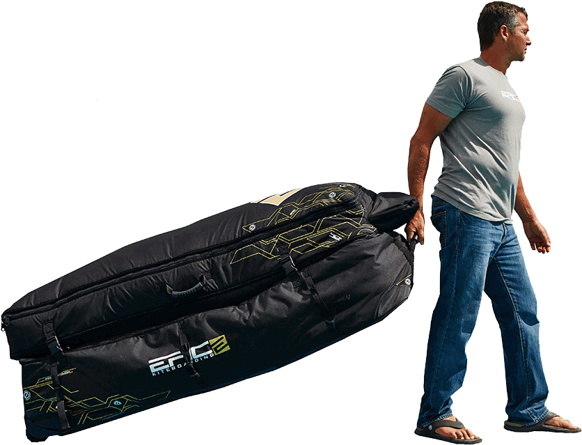 Man Carrying Large Travel Bag