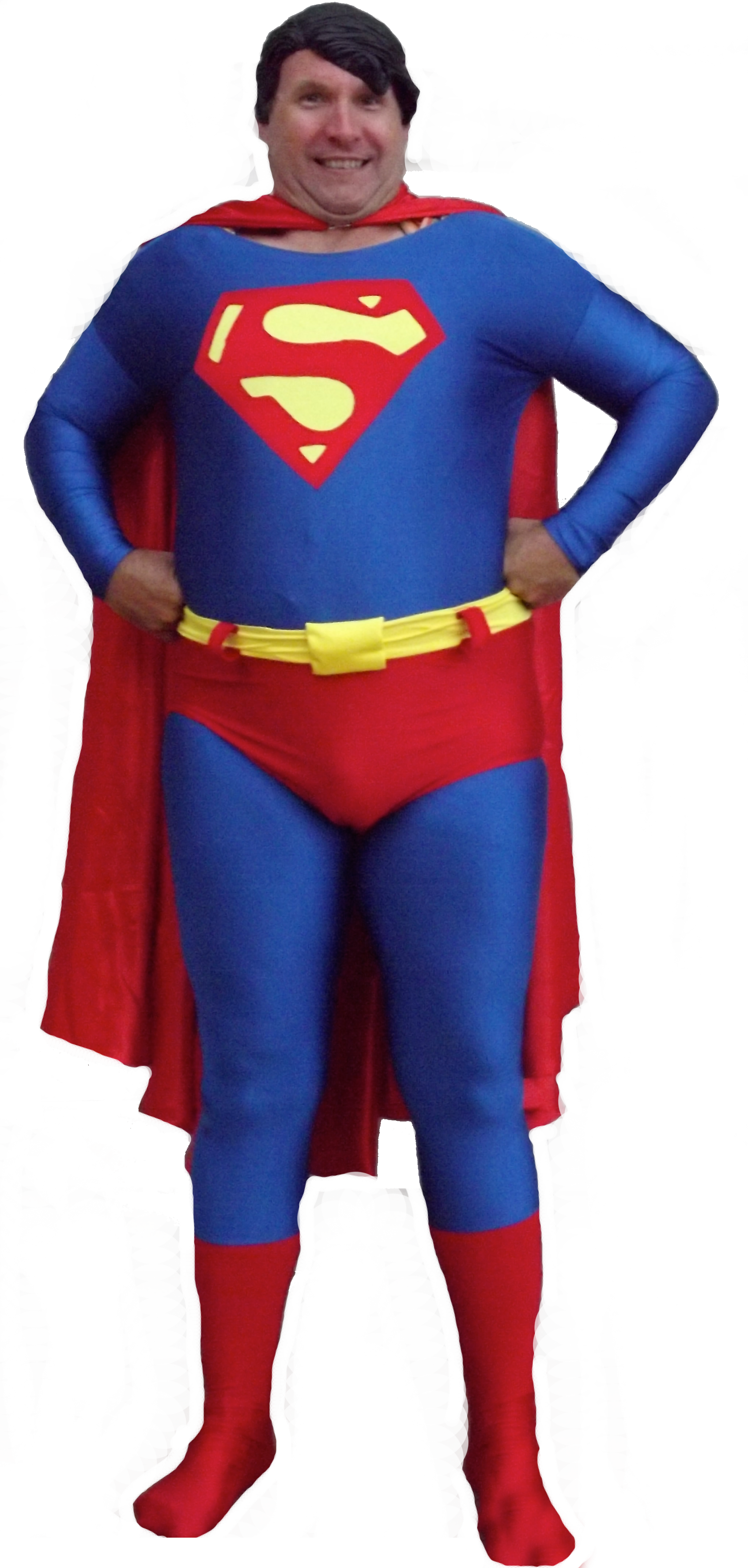 Man Dressedas Superman