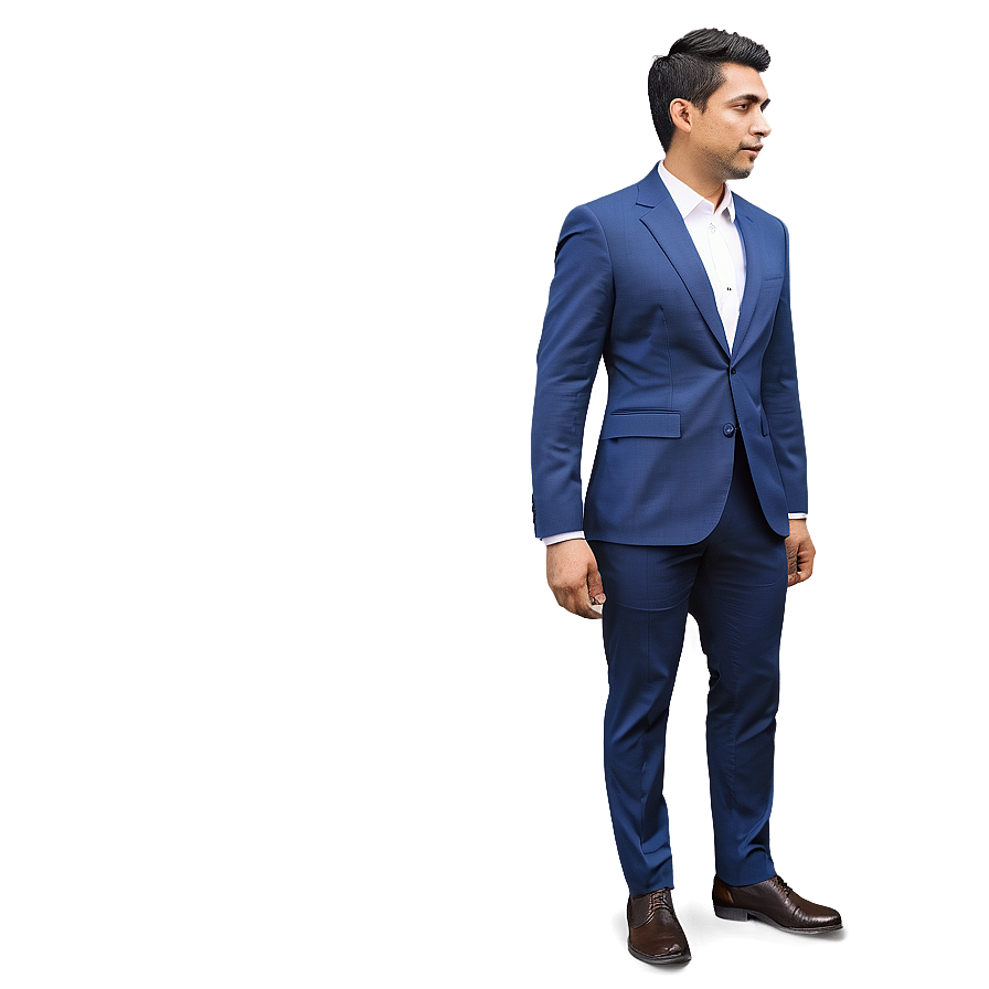 Man In Blue Suit Png 06262024