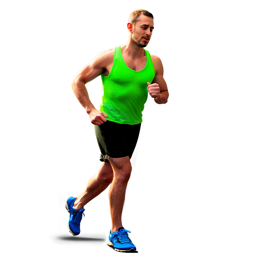 Man In Running Gear Png 06132024