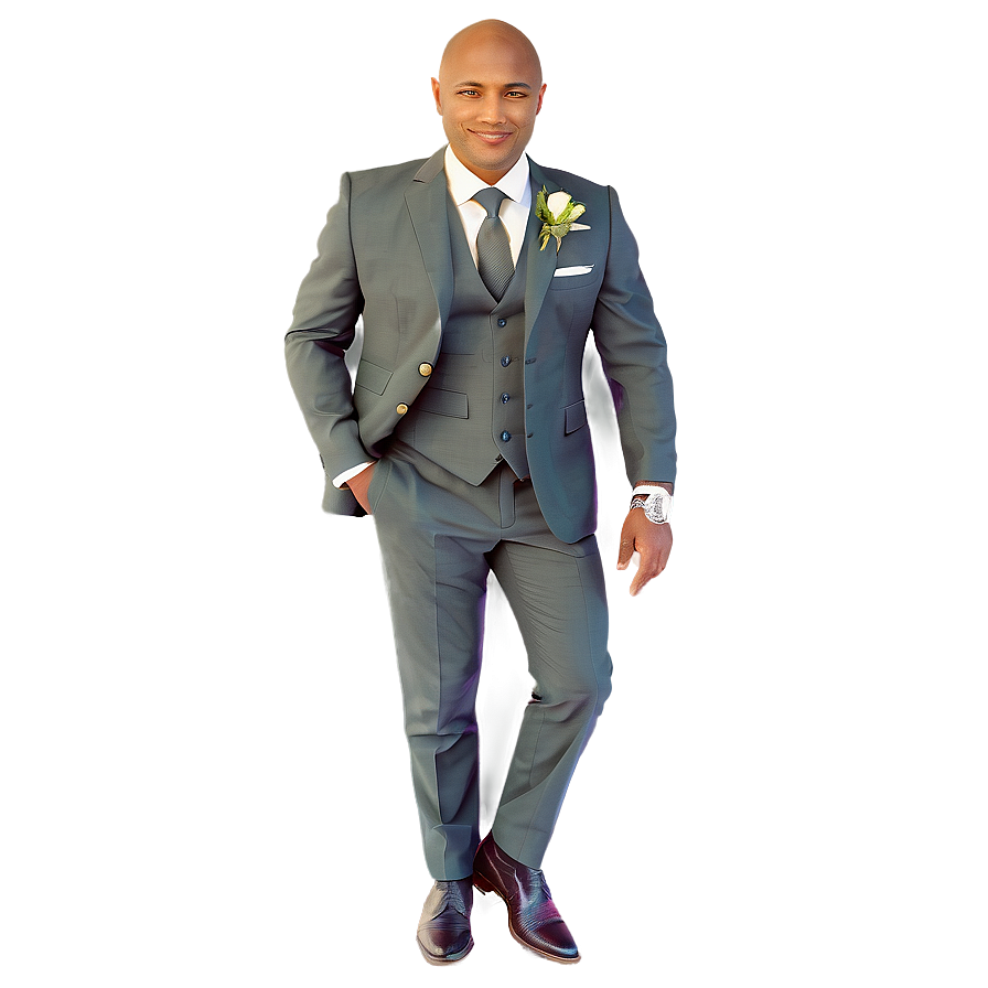 Man In Wedding Suit Png 89