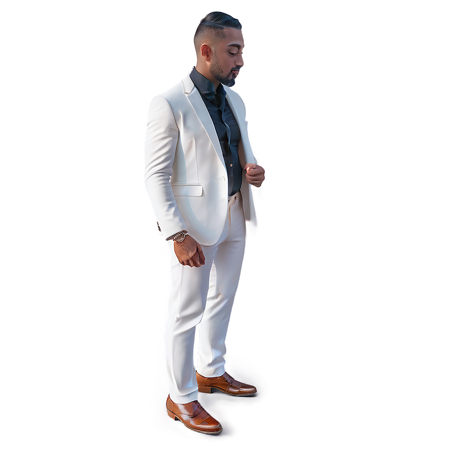 Man In Wedding Suit Png Vrw45