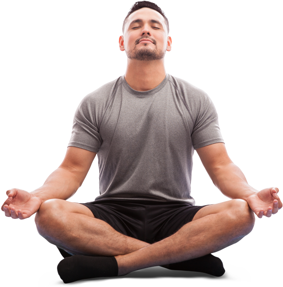 Be Part Of Fun And Healthy Workout Sessions , - Man Meditating PNG with transparent background