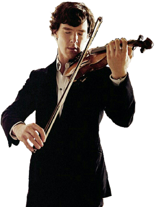 Man Playing Violin