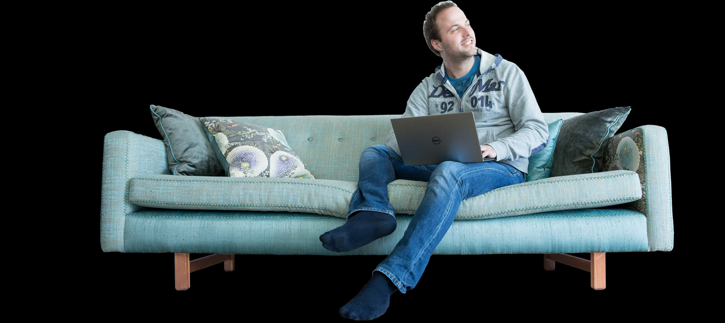 Png Table -people Sitting On A Couch Png - People On Sofa Png, Transparent Png PNG with transparent background
