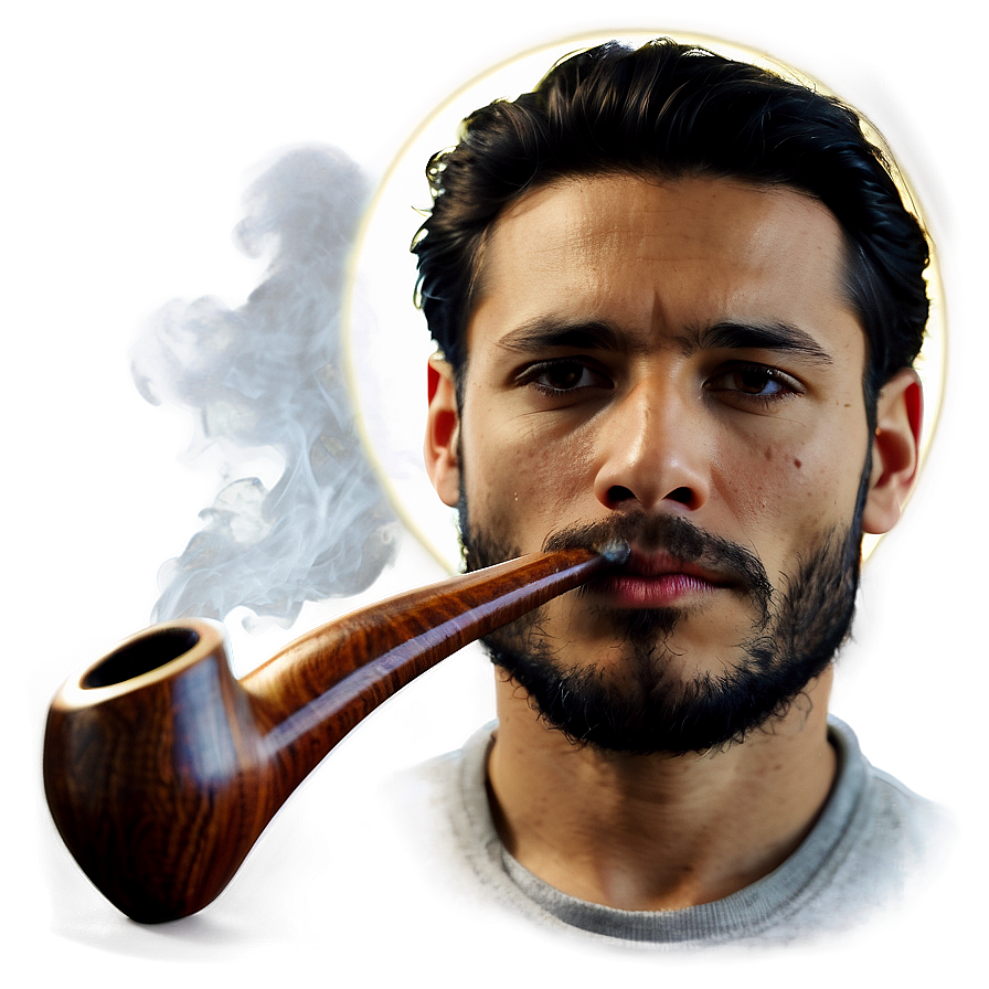 Man Smoking Pipe PNG euy PNG with transparent background