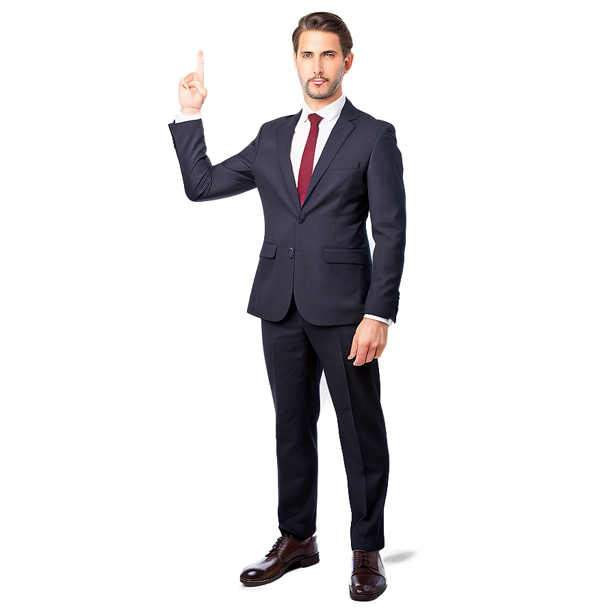 Man Suit Pose Png Wpb