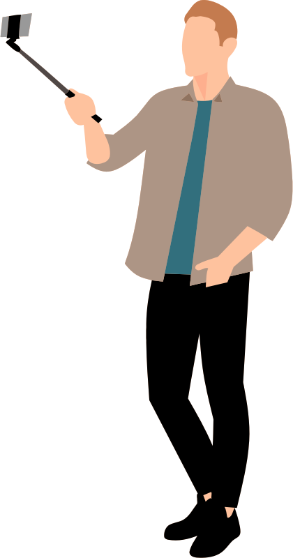 Man Taking A Selfie, HD Png Download PNG with transparent background