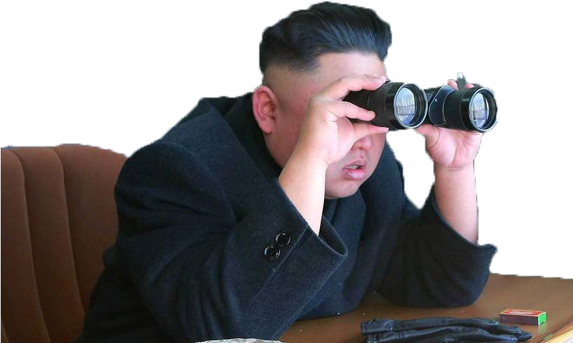 Man Using Binoculars