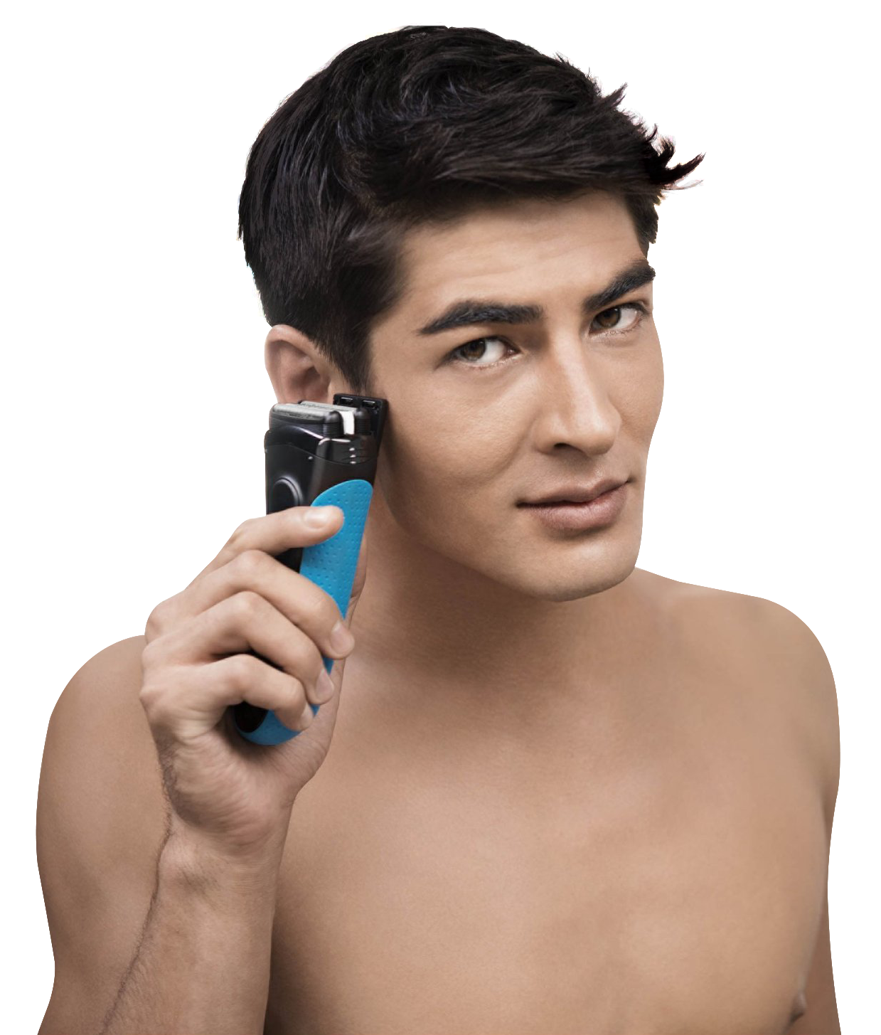 Man Using Electric Trimmer