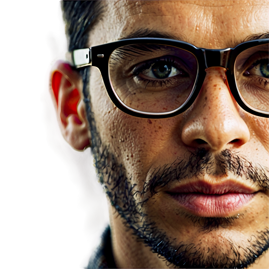 Man Wearing Glasses Png 85