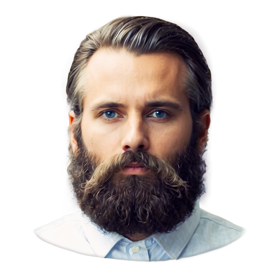 Man With Beard Png 05042024