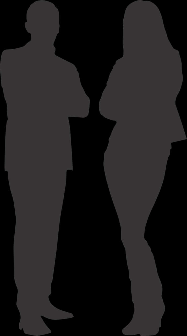 Silhouette Man Women's Free Picture - Man And Woman Silhouette Png, Transparent Png PNG with transparent background
