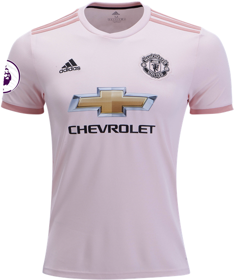 Manchester United Pink Jersey Adidas Chevrolet Sponsor