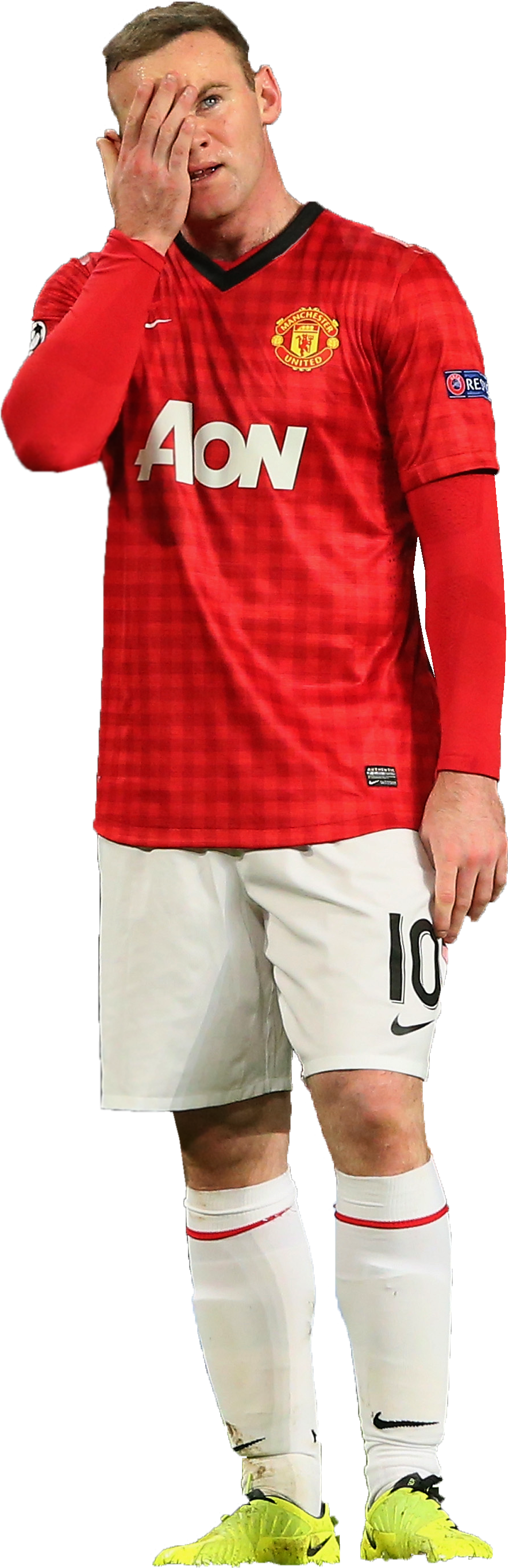 Manchester United Player Gesture