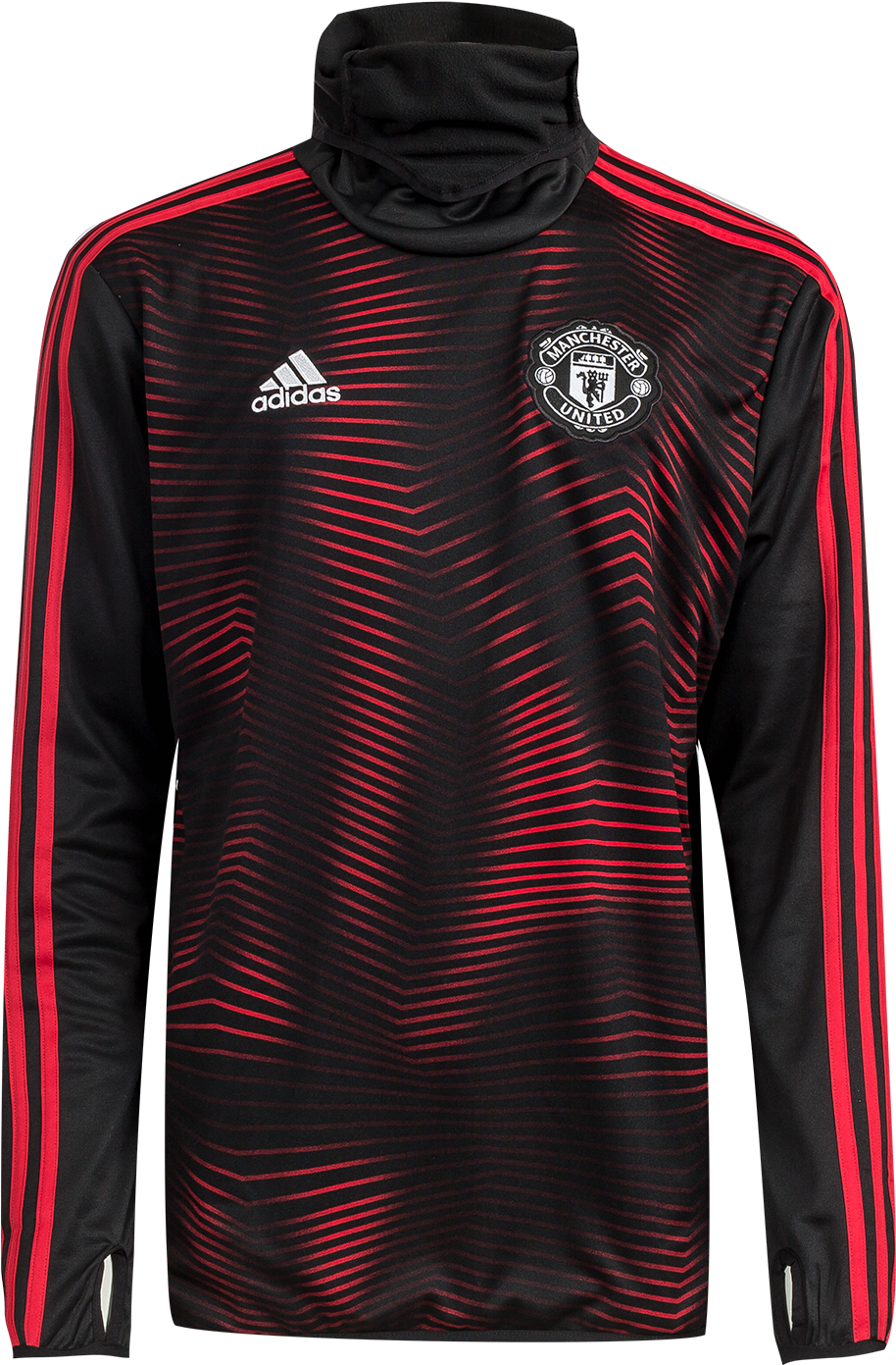 Manchester United Pre-match Warm Top - Active Shirt, HD Png Download PNG with transparent background