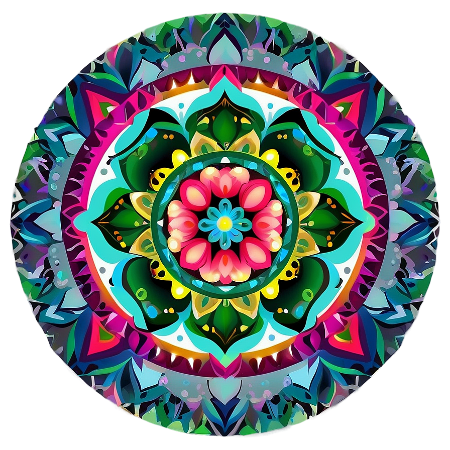 Mandala Art Stickers Png 11