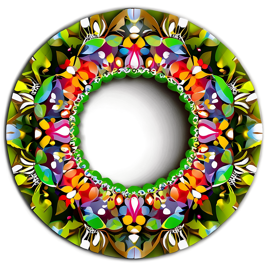 Mandala Circle Frame Png 9