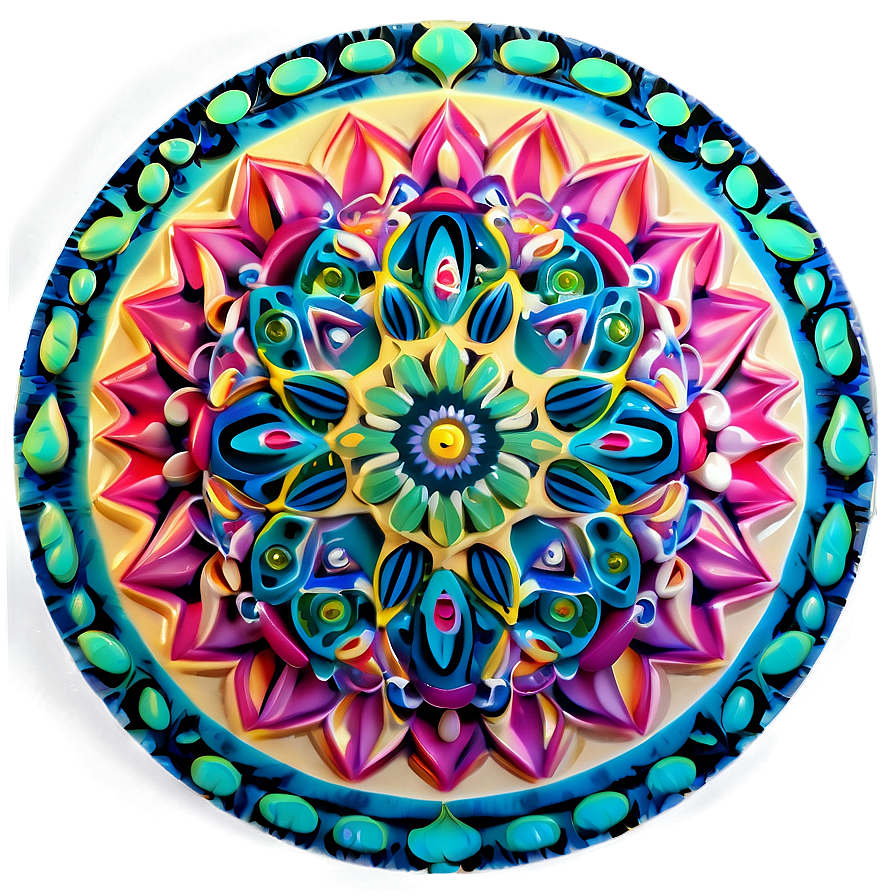 Mandala Design Coaster Png 77