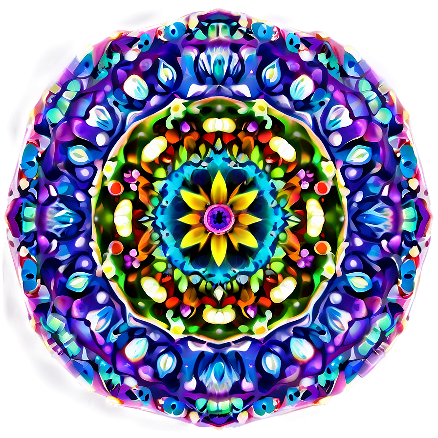 Mandala Kaleidoscope Png 06112024