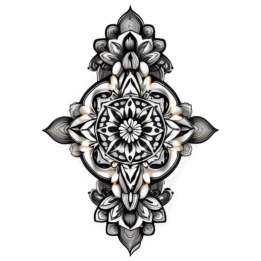 Mandala Tattoo Png Qmy21