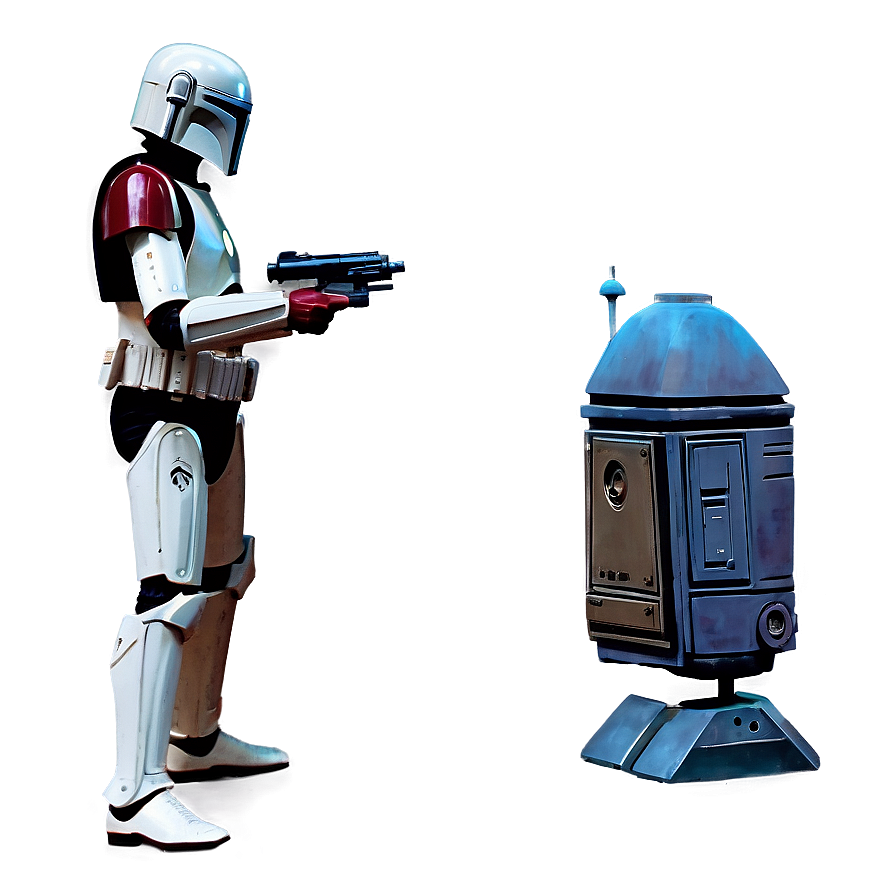 Mandalorian Droid Encounter Png Vlj12