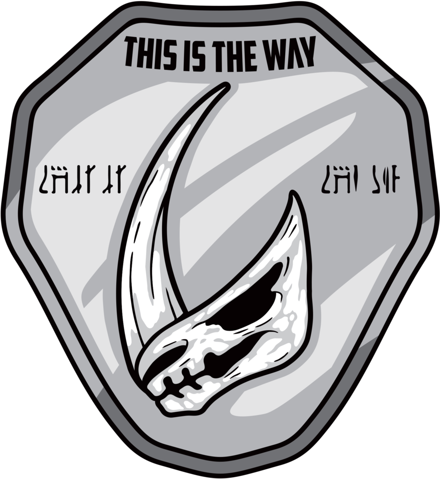 Mandalorian Mudhorn Patch, HD Png Download PNG with transparent background