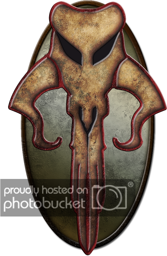 Mandalorian Mythosaur Skull Emblem