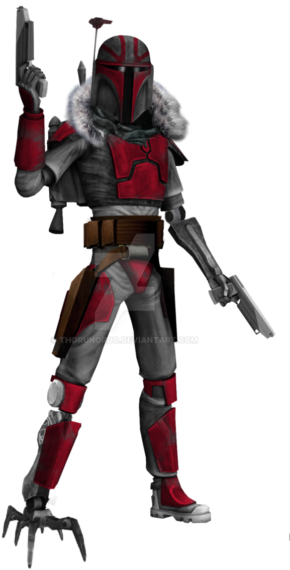 Mandalorian_ Warrior_ Artwork