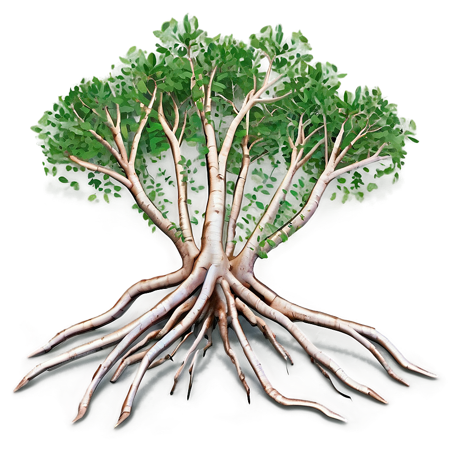 Mangrove Forest Aerial Roots Png 25