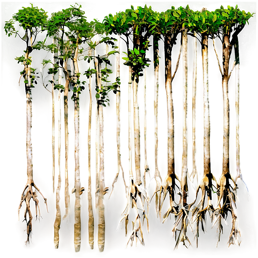 Mangrove Forest Aerial Roots Png Nmn