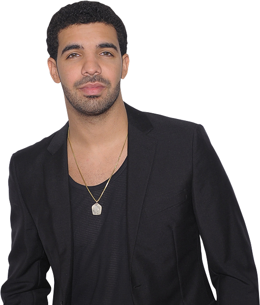 Manin Black Suitand Necklace PNG with transparent background