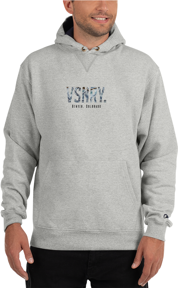 Manin Grey Hoodie Mockup