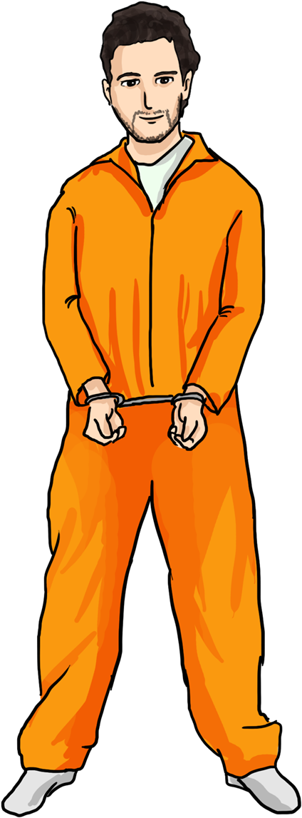 Manin Orange Prison Uniform