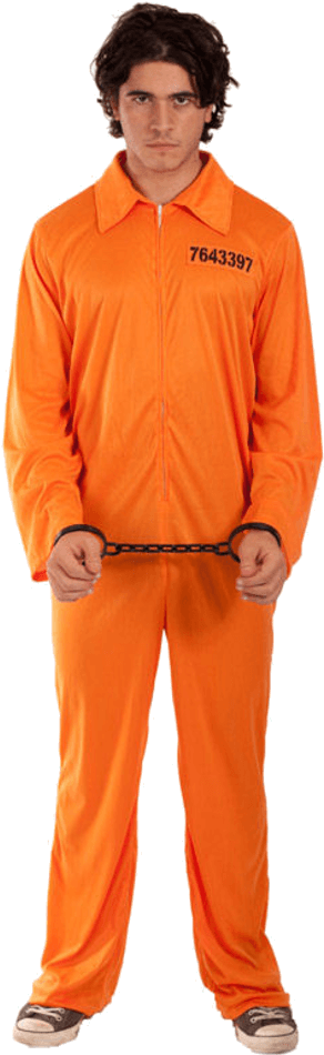 Manin Orange Prison Uniform