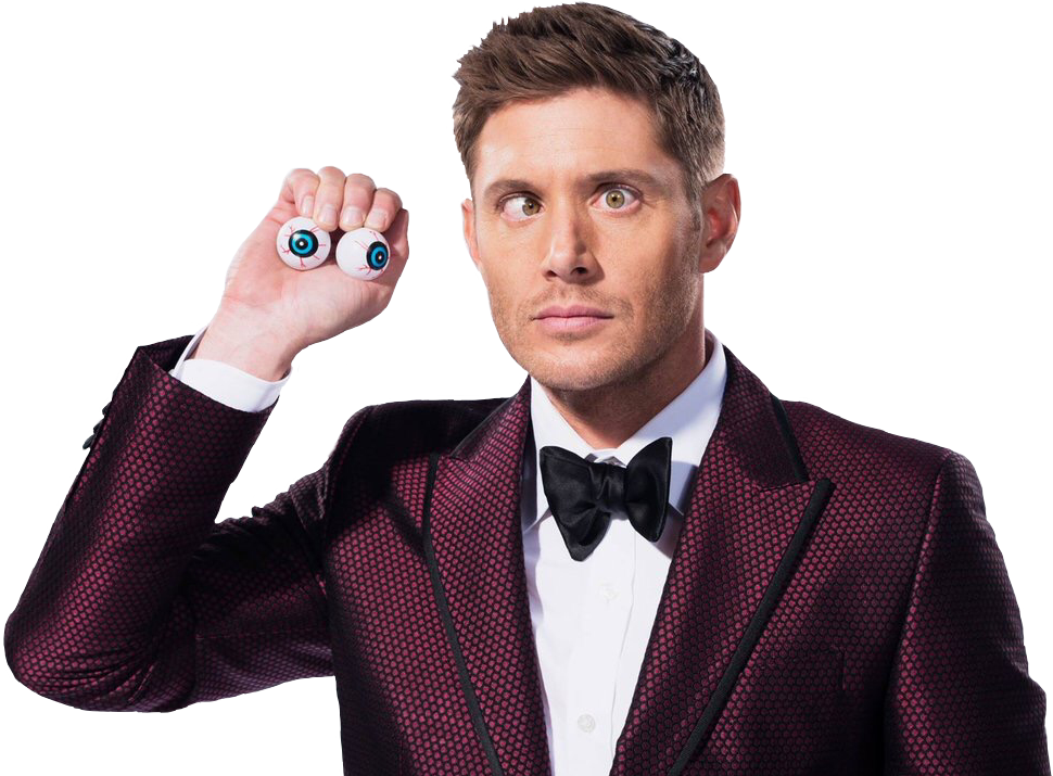 Supernatural Jensen Ackles Ew Halloween Sticker - Jensen Ackles Entertainment Weekly Halloween Photoshopt, HD Png Download PNG with transparent background