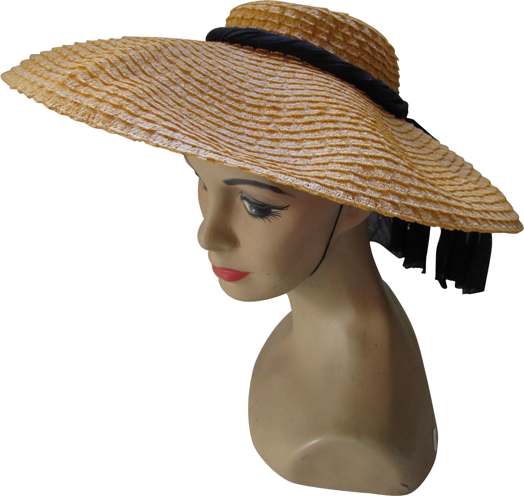 Mannequin Displaying Straw Hat