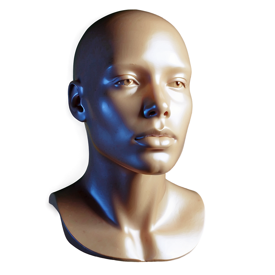 Mannequin Head In Action Pose Png Fav