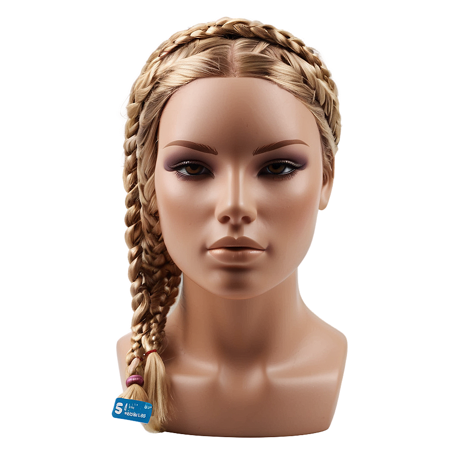 Mannequin Head With Braided Hair Png 06282024