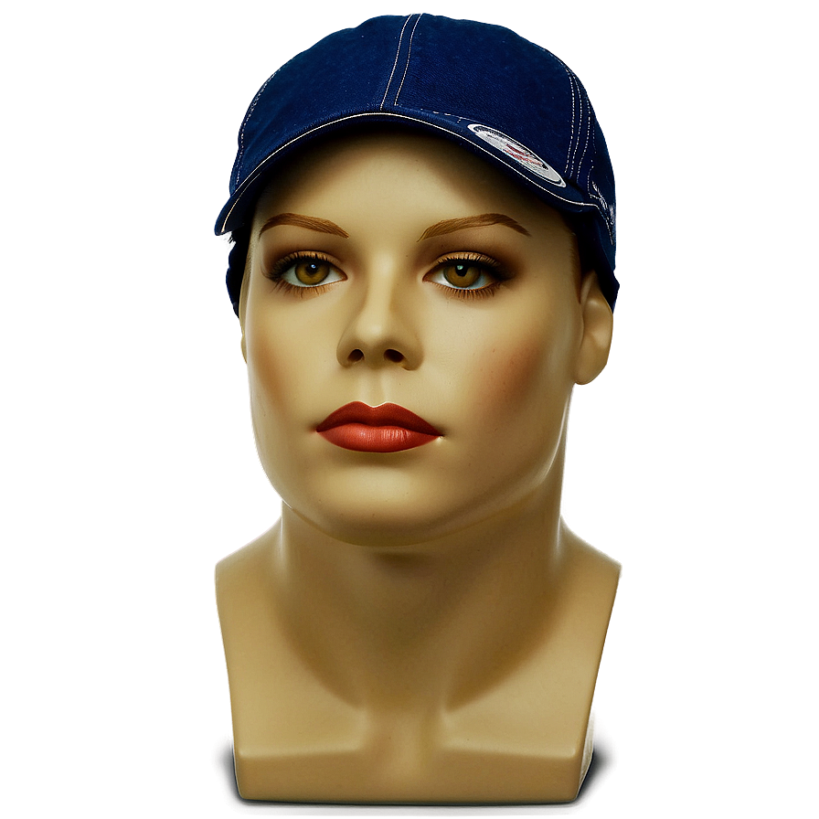 Mannequin Head With Caps Display Png 16