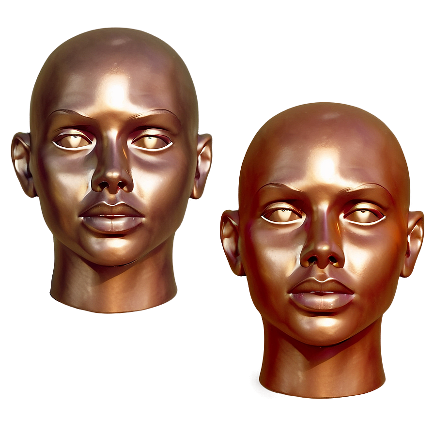 Mannequin Head With Different Emotions Png 06282024