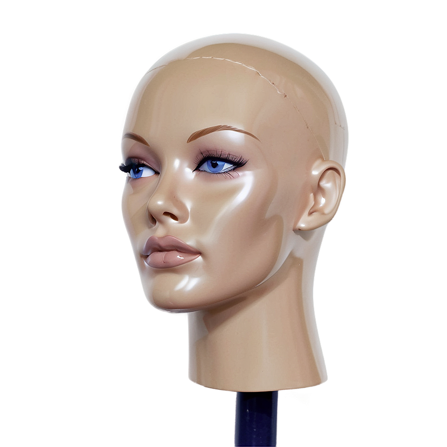 Mannequin Head With High Fashion Look Png 06282024