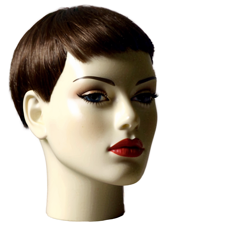 Mannequin Head With High Fashion Look Png Qsg80