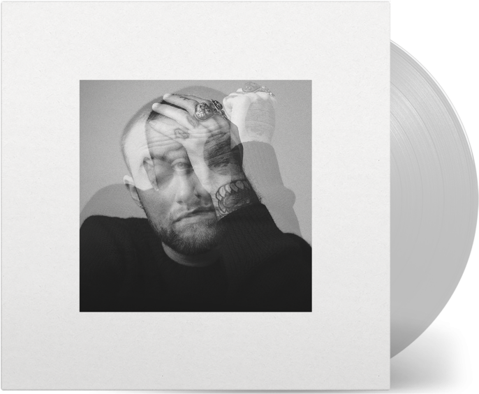Manwith double exposure effectand vinyl record PNG image with a transparent background, free high-resolution download