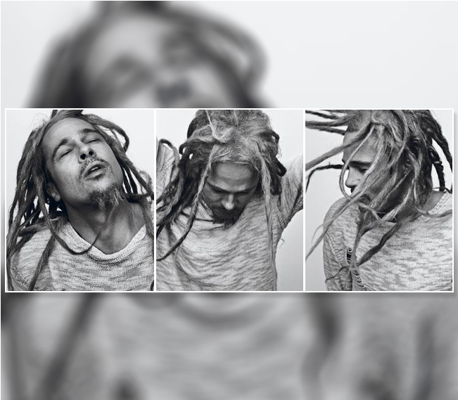 Manwith Dreadlocks Triptych