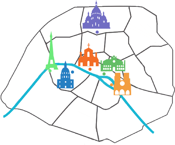 Map Of Paris - Carte Paris Png PNG with transparent background