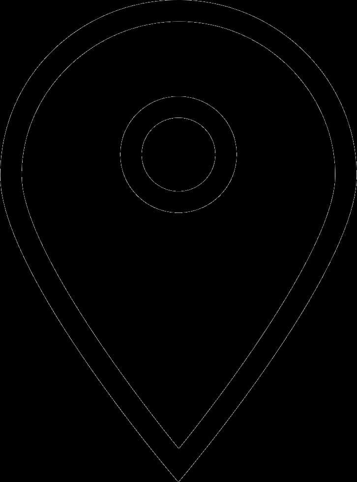 Map Pin Outline Icon